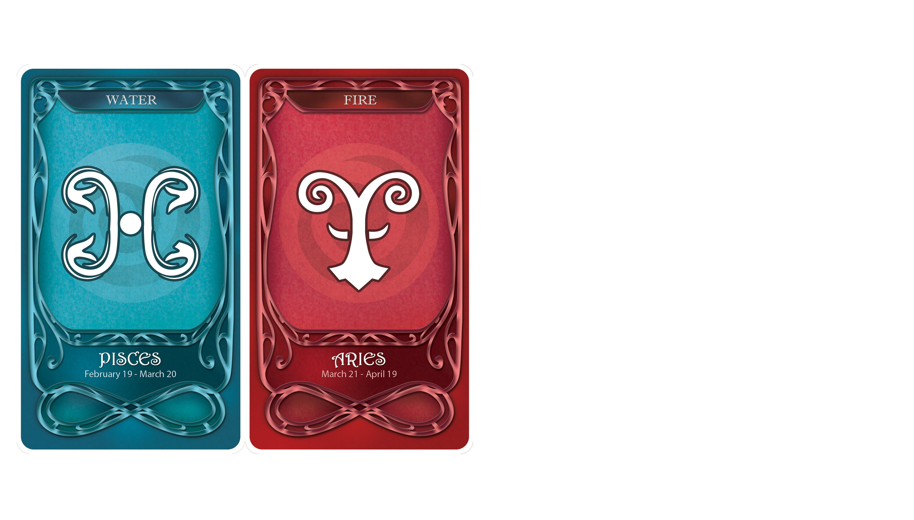 Aries, Gemini and Capricorn
